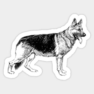 German Shepherd Sticker